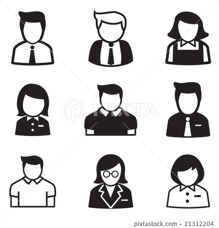 user,account, staff, employee maid icon user,account, staff, employee maid icon 21312204