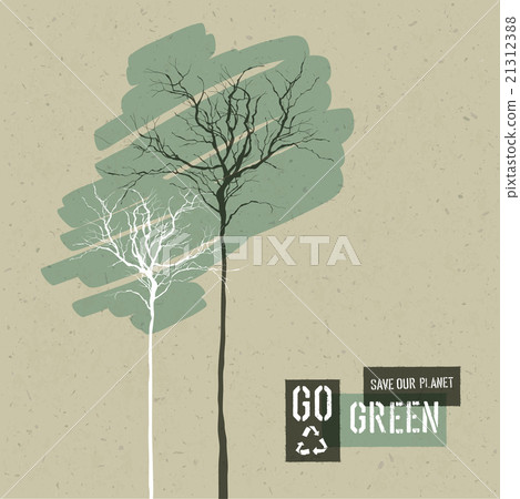 Save Nature Concept Illustration 21312388