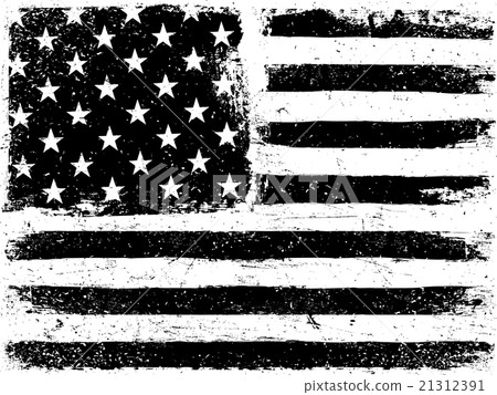 American Flag Background. Grunge Aged 21312391