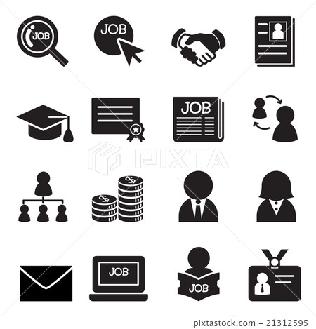 Job icon Set 21312595