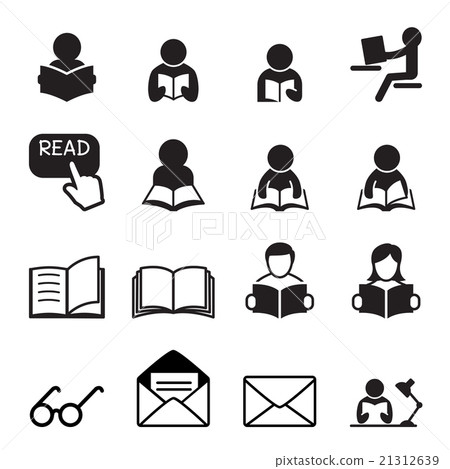 Reading icon 21312639