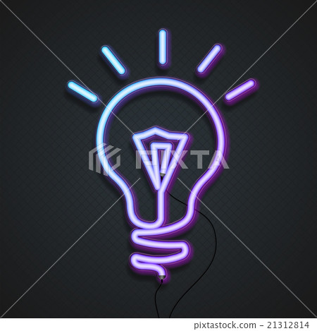 Neon Lamp. Vector - Stock Illustration [21312814] - PIXTA