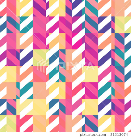 Seamless colorful geometric pattern 21313074