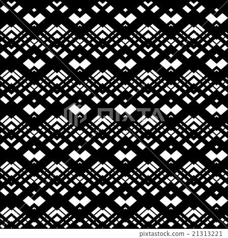 Geometric seamless pattern. Black and white 21313221