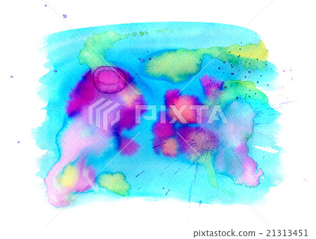 Abstract watercolor painting bright colorful mix Abstract watercolor painting bright colorful mix 21313451