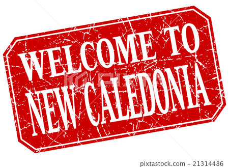 welcome to New Caledonia red square grunge stamp welcome to New Caledonia red square grunge stamp 21314486