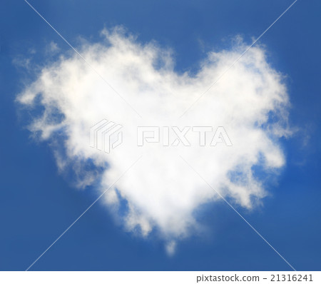 Heart cloud in the blue sky Heart cloud in the blue sky 21316241