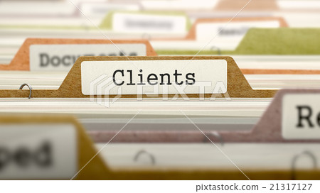 Clients Concept on Folder Register. Clients Concept on Folder Register. 21317127