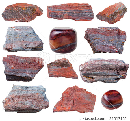 set of jaspillite gemstones, minetal stones 21317131