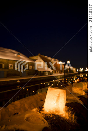 Otaru Snow Light Light Road Image Cut (Otaru Canal Venue) 21318137
