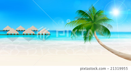 Sea and summer landscape background Sea and summer landscape background 21319955