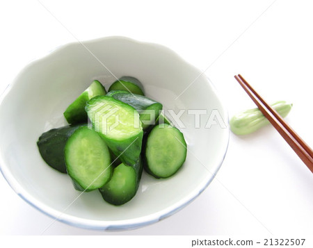 Delicious hot pickled pickled cucumber 21322507