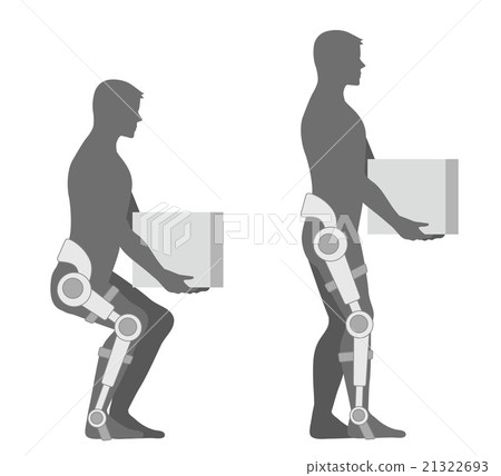 舉的支持護理機器人圖像例證 21322693