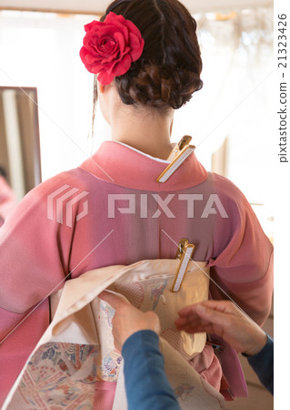 kimono, visiting dress, japanese clothing 21323426