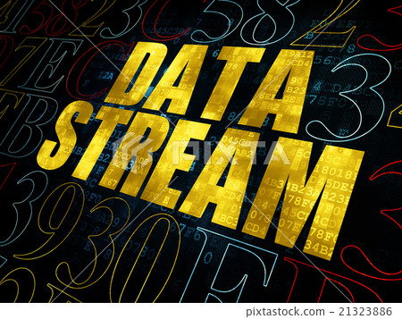 Information concept: Data Stream on Digital Information concept: Data Stream on Digital 21323886