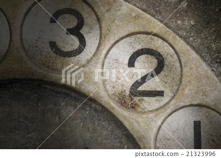 Close up of Vintage phone dial - 2 21323996