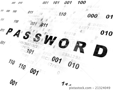 Privacy concept: Password on Digital background 21324049