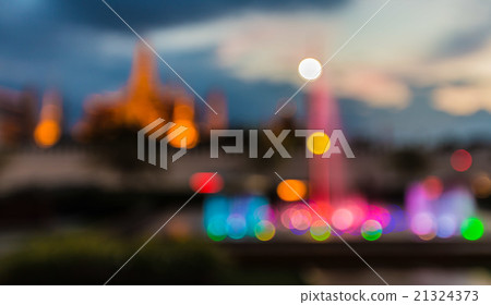 Beautiful fountain front of Thai royal temple. 21324373