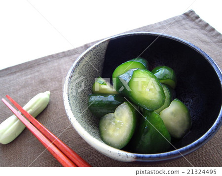 Delicious shallow pickled meal image of cucumber Delicious shallow pickled meal image of cucumber 21324495