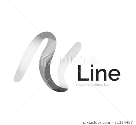 Modern vector ribbon logo Modern vector ribbon logo 21324497