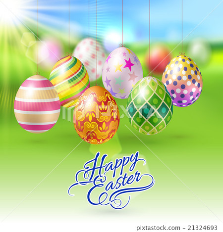 Happy Easter Greeting Card Happy Easter Greeting Card 21324693