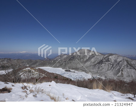 從Akagi-yama Jizo Dake峰頂看Black Hiyama和Onuma 21324947