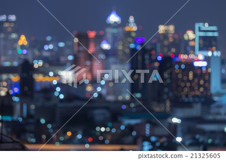 Bangkok blurred abstract background lights 21325605