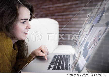 Composite image of business people having a meeting 21329196