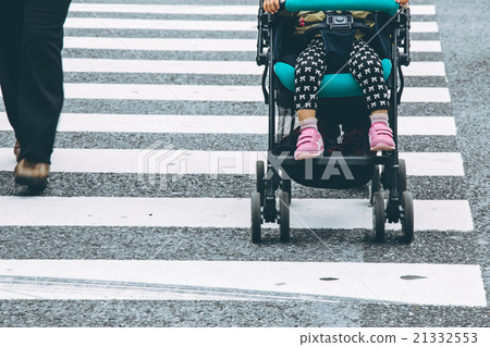 Motion blur people across Pedestrians at Shibuya  21332553