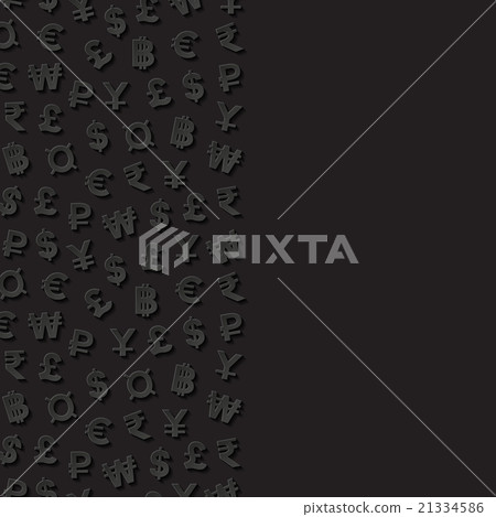 Abstract background with currency symbols 21334586