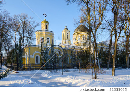 Church of St. John Baptist in winter park, Gomel Church of St. John Baptist in winter park, Gomel 21335035