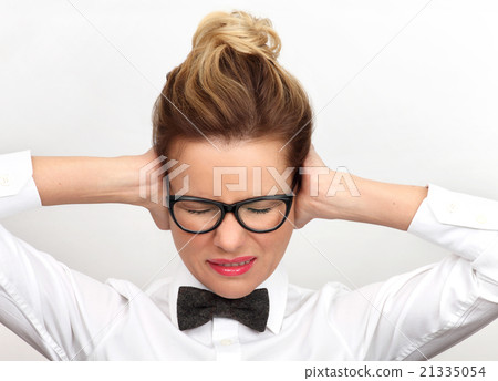 Young woman is going through some tough times. Young woman is going through some tough times. 21335054