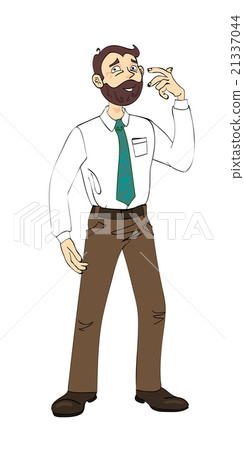 Male office worker. 21337044