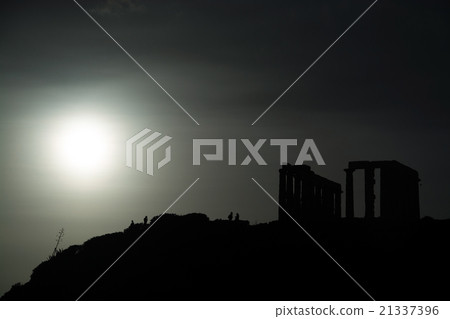 Temple at Cape Sounion, Greece 21337396