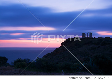 Temple at Cape Sounion, Greece Temple at Cape Sounion, Greece 21337402
