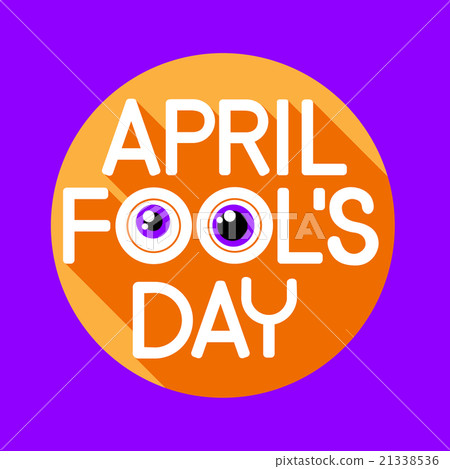 Fool Day April Holiday Greeting Card Banner Comic 21338536
