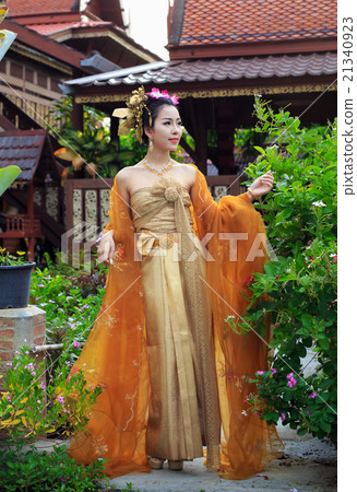 Thai Woman In Traditional Costume 21340923