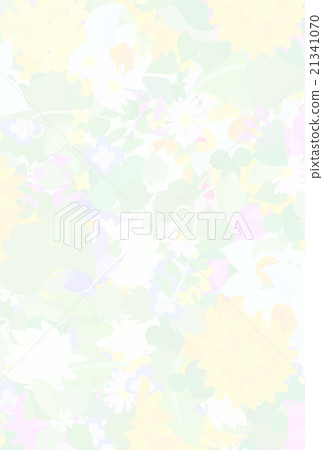 It is a colorful little flower postcard. 21341070
