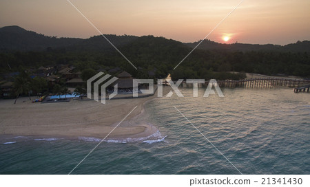 aerial view of Payam Island beautiful seascape aerial view of Payam Island beautiful seascape 21341430