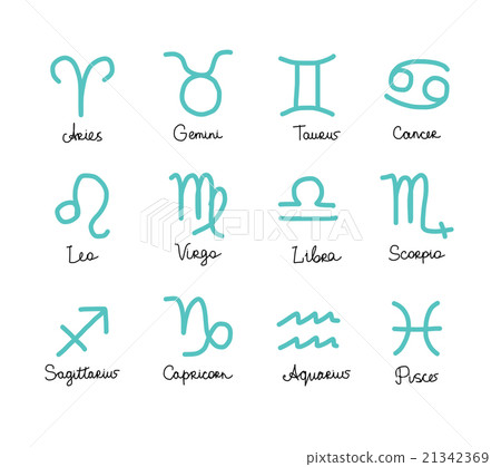 Zodiac signs collection for your design 21342369