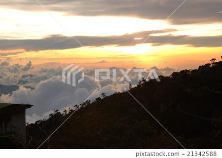 Dusk of Mount Kinabalu (Sabah / East Malaysia / Borneo Island) 21342588