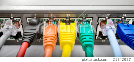Network Switch with cables Network Switch with cables 21342937