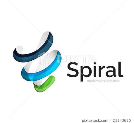 Modern vector ribbon logo Modern vector ribbon logo 21343630