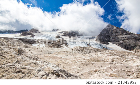 The glacier on the peak of Marmolada 21345952
