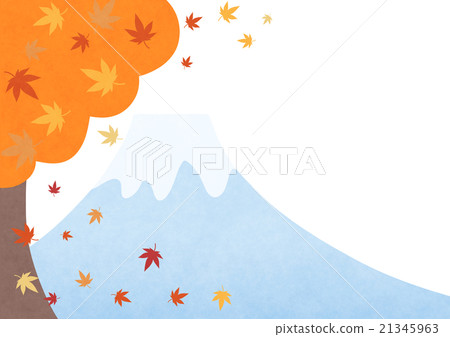 富士山和秋色的景色 富士山和秋色的景色 21345963