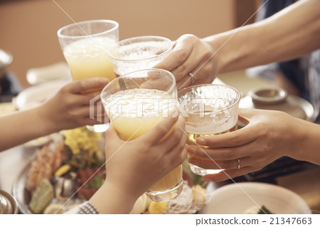 A toast with family A toast with family 21347663