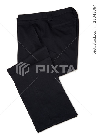 Black pants, trousers on white background Black pants, trousers on white background 21348364