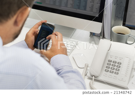 Businessman Connection Using Telephone Technology Concept Businessman Connection Using Telephone Technology Concept 21348742