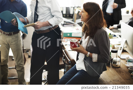 Business People Meeting Discussion Working Office Concept Business People Meeting Discussion Working Office Concept 21349035