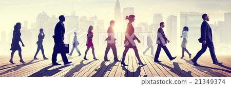 Business People Commuter Cityscape Team Concept 21349374